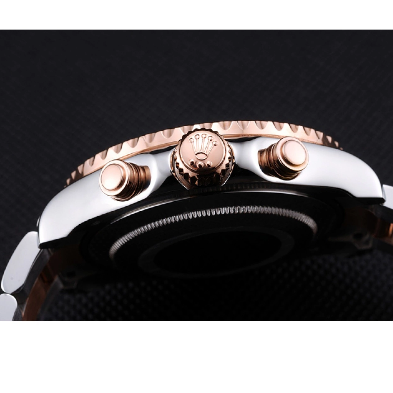 Aaa replica watch 622270 Bezel II Bracelet Rolex Blue Steel Gold and Stainless White Yacht-Master Dial Rose 0819